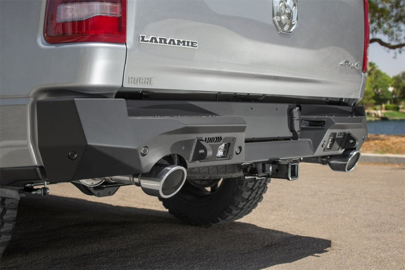 Addictive Desert Designs 2019+ Ram 1500 Hammer Stealth Fighter Rear Bumper w/ 6 Sensor Cutouts