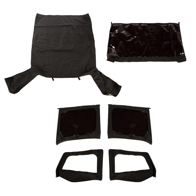 Rugged Ridge Montana Top Black Diamond W/SkinsTinted YJ