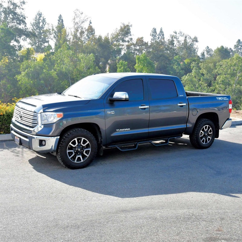 Westin 07+ Toyota Tundra CrewMax Outlaw Drop Nerf Step Bars - Black