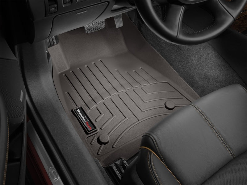 WeatherTech Buick Enclave Front FloorLiner - Cocoa (Fits Vehicles w/ Oval Twist Retention)