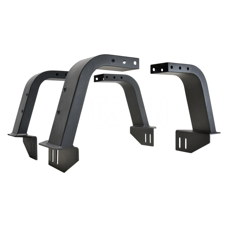 Westin 05+ Toyota Tacoma Overland Cargo Rack Base - Textured Black