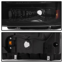 Load image into Gallery viewer, Xtune Ford F250 F350 F450 Superduty Excursion 99-04 Headlights Black Smoked HD-JH-FF25099-HA-BSM