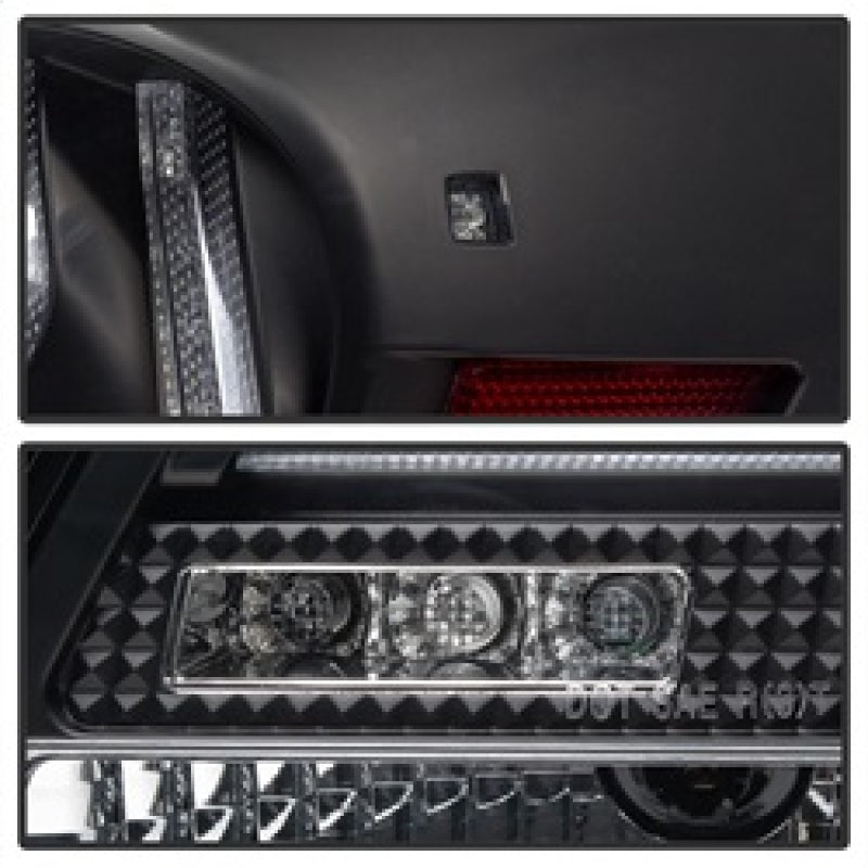 Spyder 07-11 Lexus GS 350 LED Tail Lights Black ALT-YD-LGS06-LED-BK