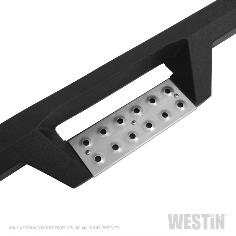 Westin 07+ Toyota Tundra DC HDX Stainless Drop Nerf Step Bars - Tex. Blk