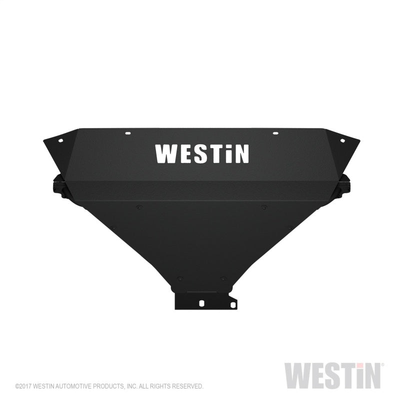 Westin 2014+ Chevy Silverado 1500 Outlaw Bumper Skid Plate - Textured Black