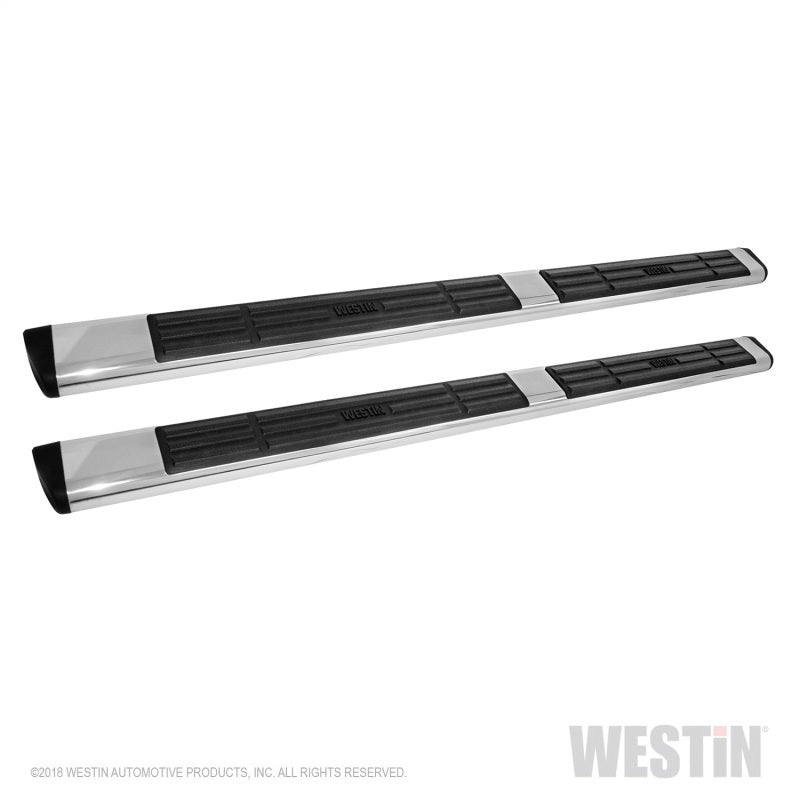 Westin Premier 6 in Oval Side Bar - Stainless Steel 75 in - Stainless Steel