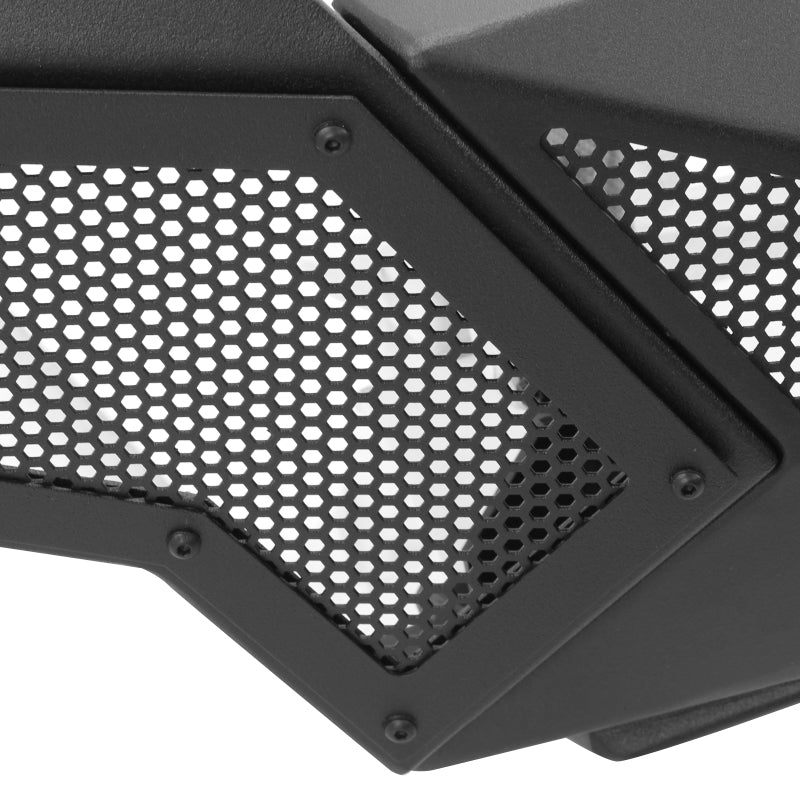 Go Rhino Ram 1500 (Excl. Rebel/Warlock/TRX) Element FR Bumper w/Fixed Lgt Bar Mount - Tex. Blk