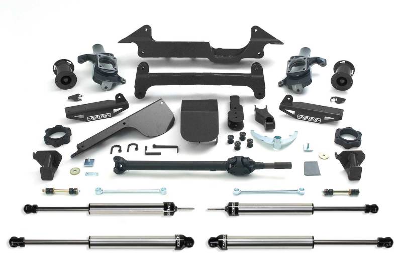 Fabtech 03-08 Hummer H2 Suv/Sut 4WD w/Rr Air Bags 6in Perf Sys w/Dlss Shks