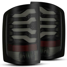 Load image into Gallery viewer, AlphaRex 14-19 GMC Sierra 1500 PRO-Series LED Tail Lights Jet Black
