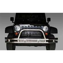 Load image into Gallery viewer, Rugged Ridge 3-In Front Tube Bumper Stainless Jeep Wrangler