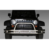 Rugged Ridge 3-In Front Tube Bumper Stainless 07-18 Jeep Wrangler