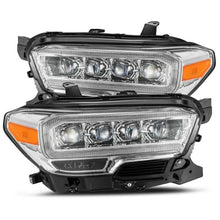 Load image into Gallery viewer, AlphaRex 16+ Toyota Tacoma NOVA LED Projector Headlights Plank Style Chrome w/Activation Light