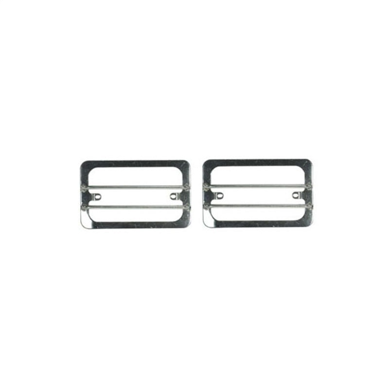 Rugged Ridge Jeep Wrangler TJ Stainless Steel Side Marker / Turn Signal Euro Guard Set