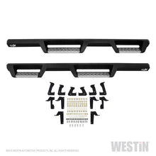Load image into Gallery viewer, Westin 07+ Jeep Wrangler JKU 4dr. HDX Stainless Drop Nerf Step Bars - Tex. Blk