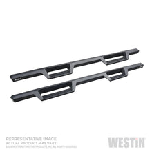Load image into Gallery viewer, Westin 19+ Chevrolet Silverado / GMC Sierra 1500 Double Cab HDX Drop Nerf Step Bars - Textured Blk