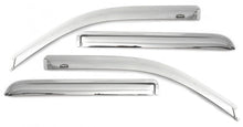 Load image into Gallery viewer, AVS 14-18 Jeep Cherokee Ventvisor Outside Mount Front &amp; Rear Window Deflectors 4pc - Chrome