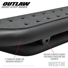 Load image into Gallery viewer, Westin 05+ Toyota Tacoma Double Cab Outlaw Nerf Step Bars
