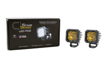 Load image into Gallery viewer, Diode Dynamics Stage Series C1 LED Pod Sport - Yellow Spot Standard ABL (Pair)