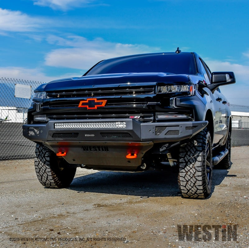 Westin 19+ Chevrolet Silverado 1500 Pro-Mod Front Bumper - Tex. Blk