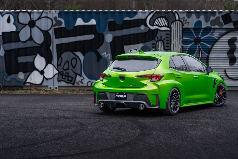 MBRP Toyota Corolla GR 1.6L T304 SS 3in Cat-Back Dual Split Rear w/ Carbon Fiber Tips