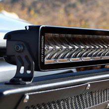 Load image into Gallery viewer, Go Rhino Xplor Blackout Combo Series Dbl Row LED Light Bar w/Amber (Side/Track Mount) 32in. - Blk