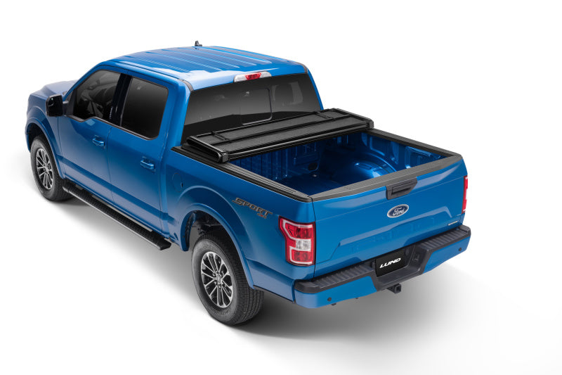 Lund Ford F-250 Super Duty Styleside (8ft. Bed) Hard Fold Tonneau Cover - Black