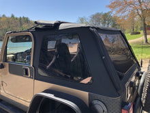 Load image into Gallery viewer, Rampage Jeep Wrangler (JL) Unlimited Frameless TrailView Fastback Soft Top Kit - Black Diamond