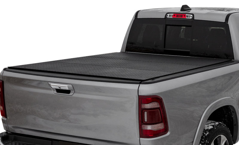 Access Ram 1500 / 19+ Ram Classic (w/o Rambox) 5ft 7in LOMAX Trifold Bed Cover - Black Diamond