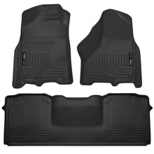 Load image into Gallery viewer, Husky Liners 10-12 Dodge Ram 2500/3500 Mega Cab WeatherBeater Combo Black Floor Liners
