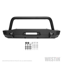 Load image into Gallery viewer, Westin 18+ Jeep Wrangler JL / 20-22 Gladiator WJ2 Stubby Front Bumper w/Bull Bar - Tex. Blk