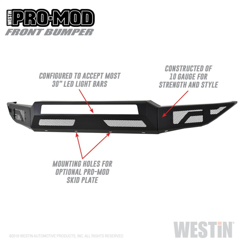 Westin 17+ Ford F-250/350 Pro-Mod Front Bumper