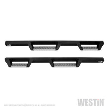 Load image into Gallery viewer, Westin 07+ Jeep Wrangler JKU 4dr. HDX Stainless Drop Nerf Step Bars - Tex. Blk