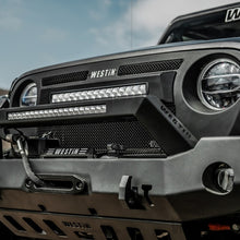 Load image into Gallery viewer, Westin 18+ Jeep Wrangler WJ2 Full Width Front Bumper w/LED Light Bar Mount Textured Black