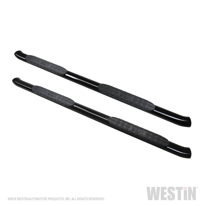 Westin Chevrolet Silverado/Sierra 1500 Crew Cab Non LD PRO TRAXX 4 Oval Nerf Step Bars - Black