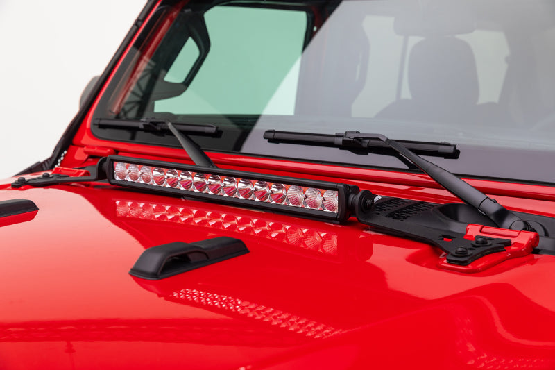 Go Rhino Jeep Wrangler JL/JLU/Gladiator JT Light Mount - 20in Single Row