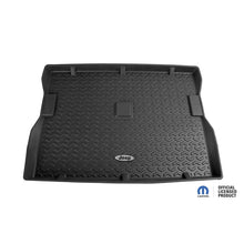 Load image into Gallery viewer, Rugged Ridge Floor Liner Cargo Black Jeep Logo CJ-7 / Jeep Wrangler YJ