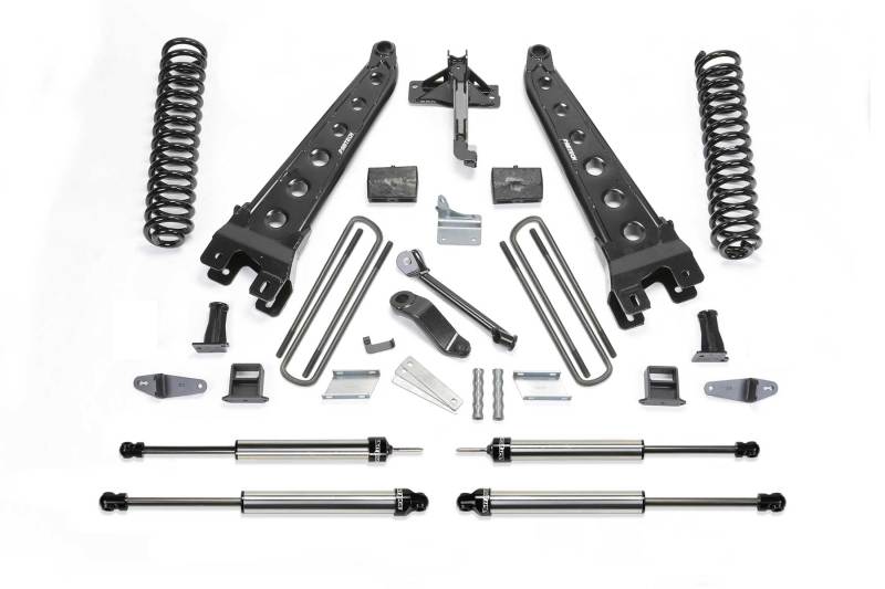 Fabtech 08-10 Ford F450/550 4WD 6in Rad Arm Sys w/Coils & Dlss Shks