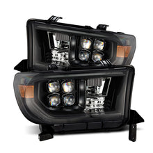 Load image into Gallery viewer, AlphaRex 07-17 Toyota Tundra NOVA LED Proj Headlights Alpha-Black w/Activ Light/Seq Signal/DRL