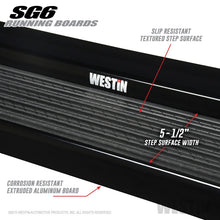 Load image into Gallery viewer, Westin SG6 Black Aluminum Running Boards 83.00 in