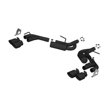Load image into Gallery viewer, MBRP Chevrolet Camaro V6 2.5in BLK NPP Dual Axle Back Exhaust w/ 4in Quad Dual Wall Tips