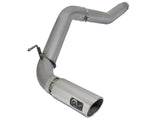aFe LARGE Bore HD Exhausts 5in DPF-Back SS-409 2016 Nissan Titan XD V8-5.0L CC/SB (td)