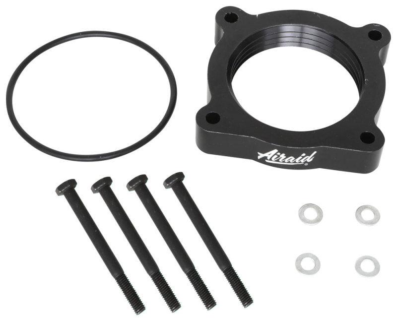 Airaid 04-14 Nissan Titan / Armada 5.6L 04-10 Infiniti QX-56 5.6L PowerAid TB Spacer- Black