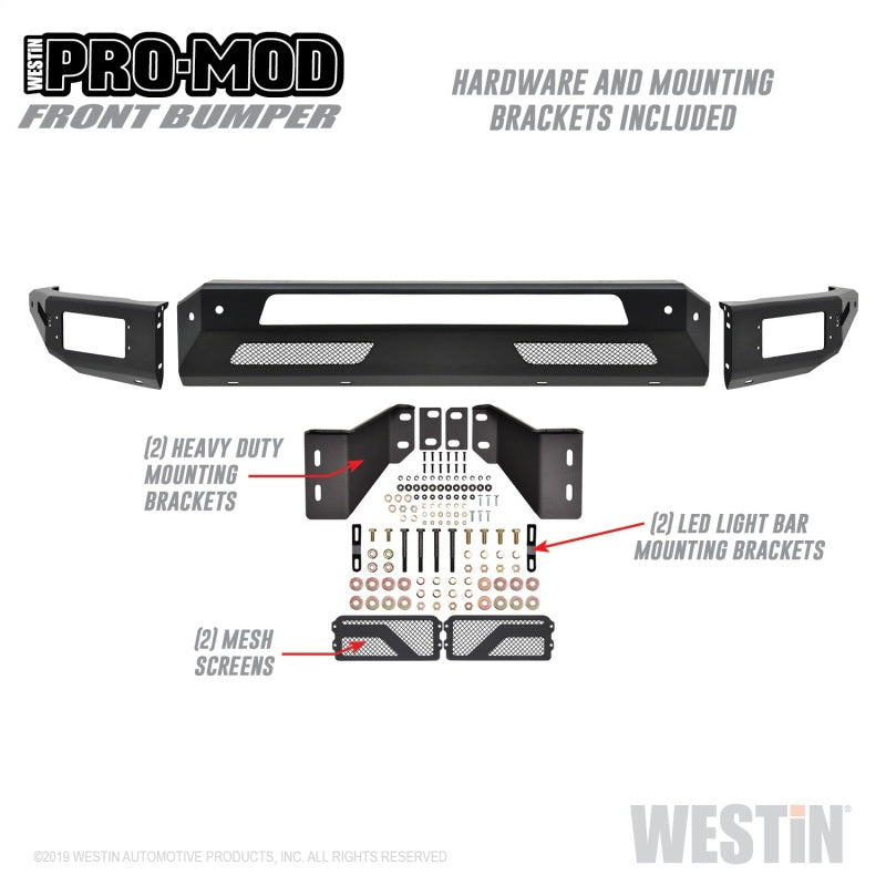 Westin 2010+ Dodge Ram 2500/3500 ( Old Body Style )  Pro-Mod Front Bumper