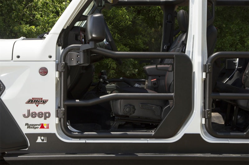 Rugged Ridge Fortis Front Tube Doors with Mirrors Jeep Wrangler JL/JT