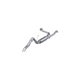 MBRP Nissan Frontier 3.8L 3in Tip 3in Cat Back Turndown Exit Street Profile - Aluminized Steel