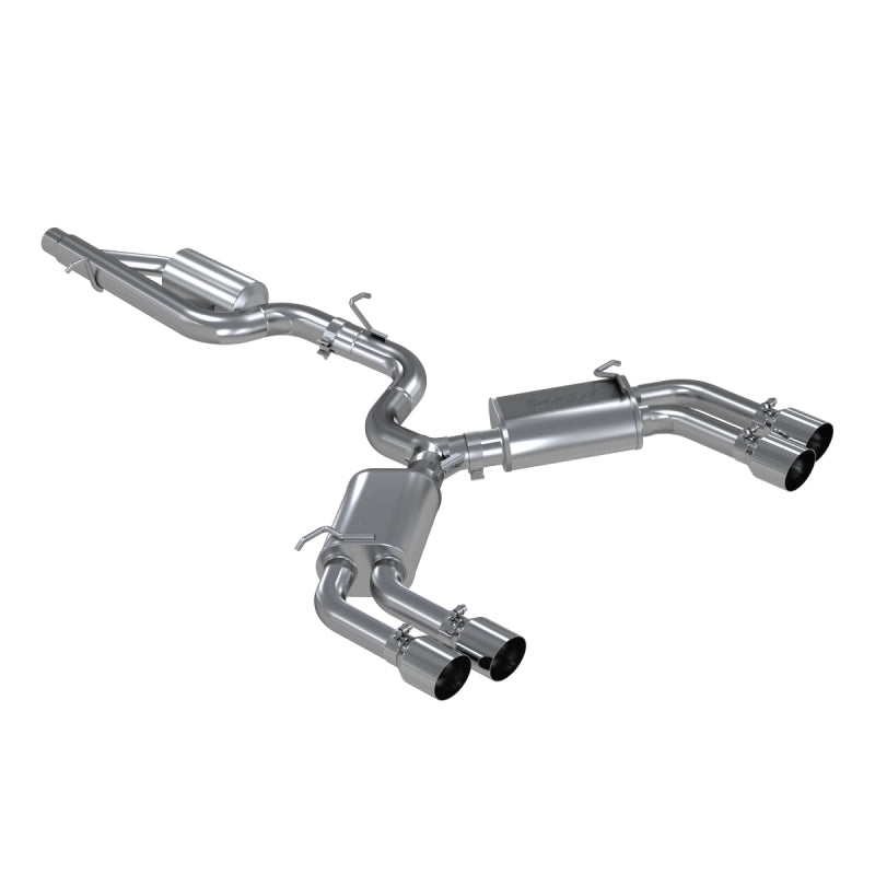 MBRP Audi S3 304SS 3in Quad Split Rear Exit C/B System
