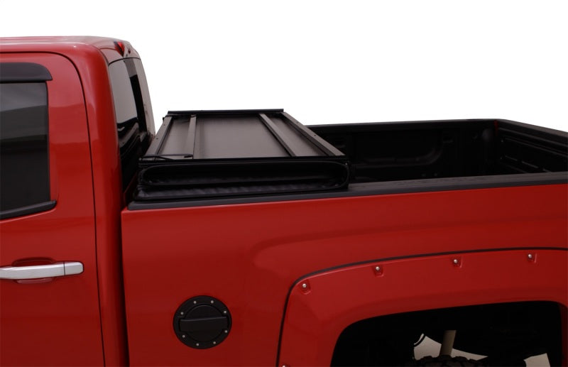 Lund Ford F-250 Super Duty Styleside (6.8ft. Bed) Hard Fold Tonneau Cover - Black