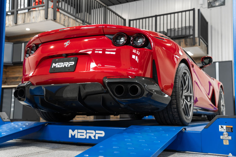 MBRP Ferrari 812SF/812GTS/F12 6.3L/ 6.5L 3in Resonator Delete X-Pipe - T304