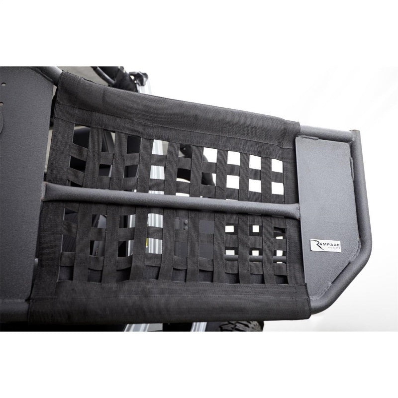Rampage Jeep Wrangler(TJ) 2-Door Tube Doors With Netting - Black