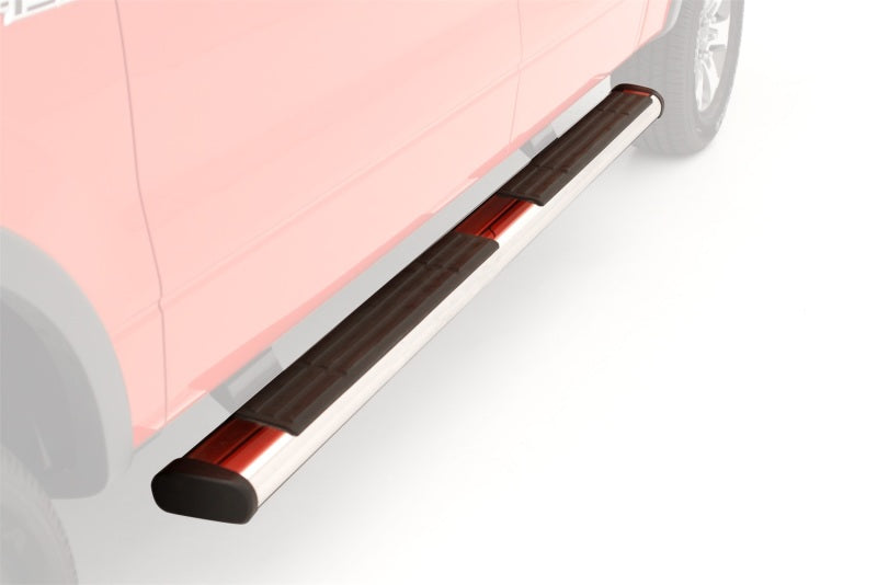 Lund Chevy Silverado 1500 Crew Cab 6in. Oval Straight SS Nerf Bars - Polished